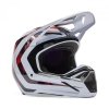 KASK MOTOCYKLOWY FOX V1 KAIROS WHITE FLUO RED XL
